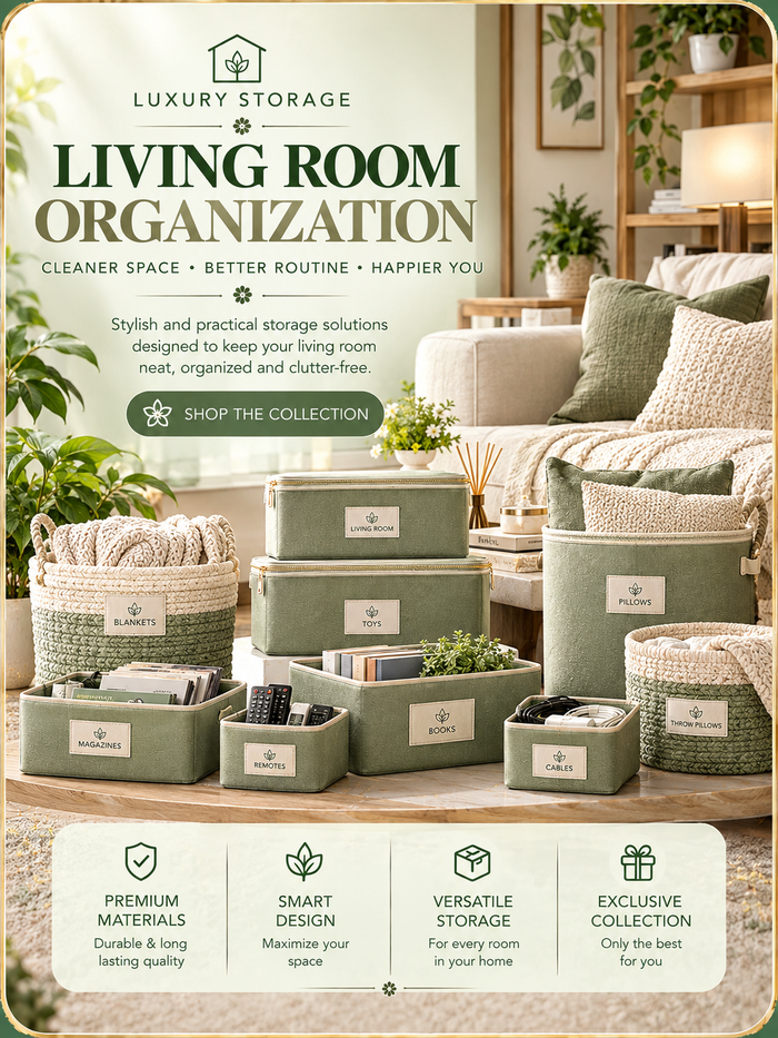 Living Room Organization