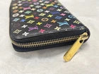 Louis Vuitton x Murakami Black Multicolor Monogram Zippy Long Wallet – Fuchsia