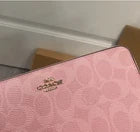 Coach Long Zip Around Wallet in Signature Canvas with Box – 12 Colors Available