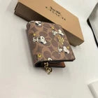 Coach X Peanuts Snoopy Snap Wallet CBN32 Signature Canvas – New With Tags