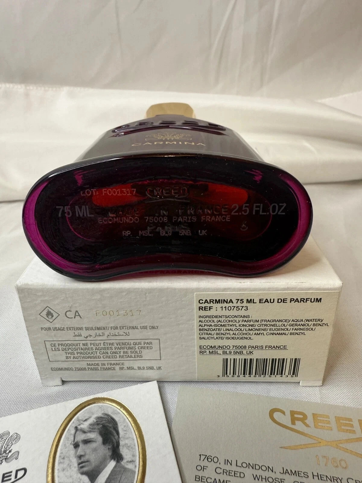 Creed Carmina Eau de Parfum for Women 2.5 oz / 75ml Spray with Box