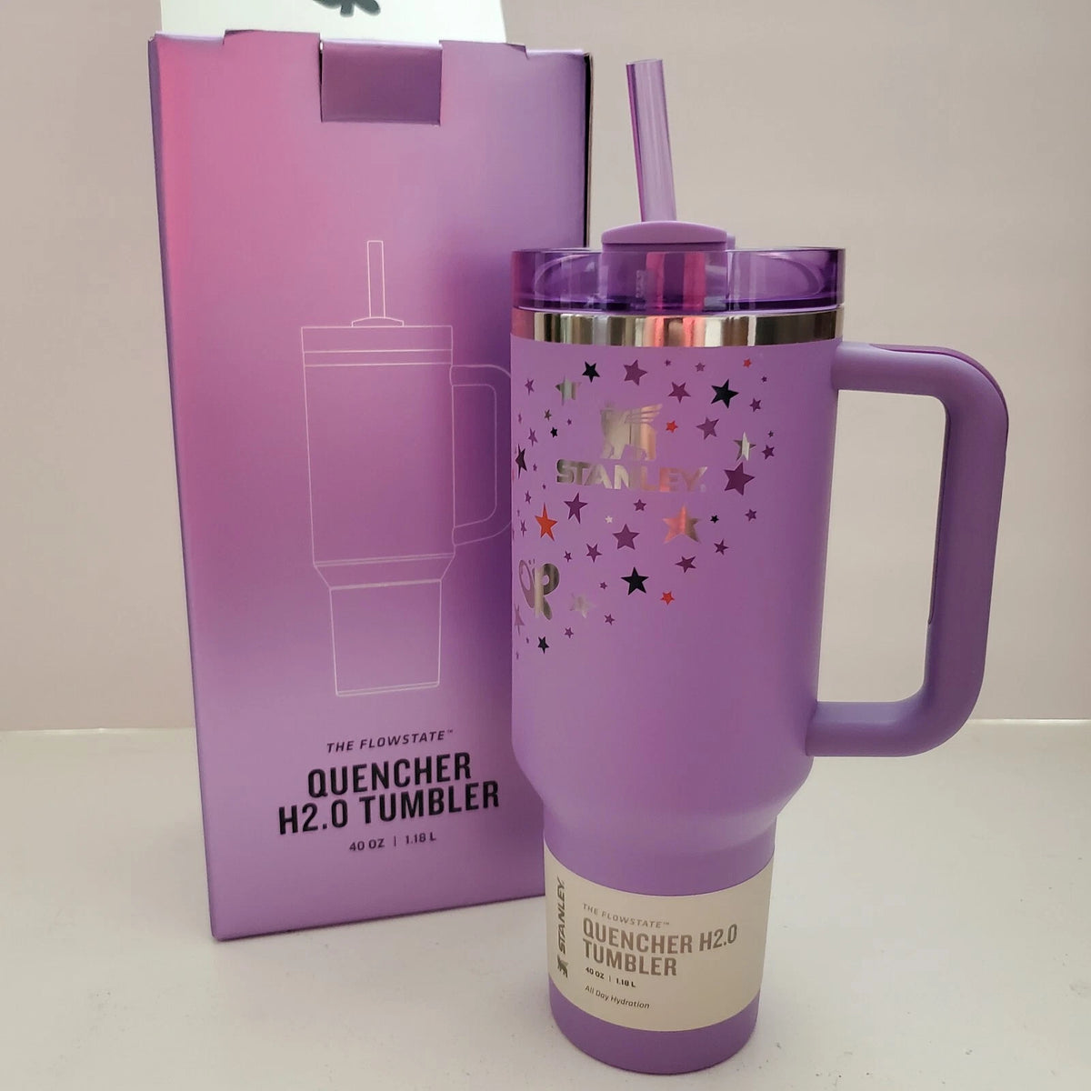 Olivia Rodrigo x Stanley 40oz Tumbler Cup with Straw & Box – Collectible Drinkware