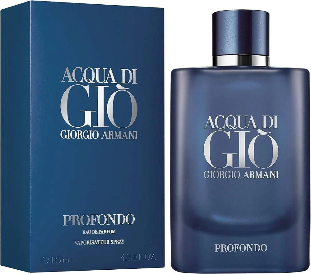Giorgio Armani Acqua di Giò Profondo Eau de Parfum EDP 4.2 oz 125ml – Old Formula – Authentic