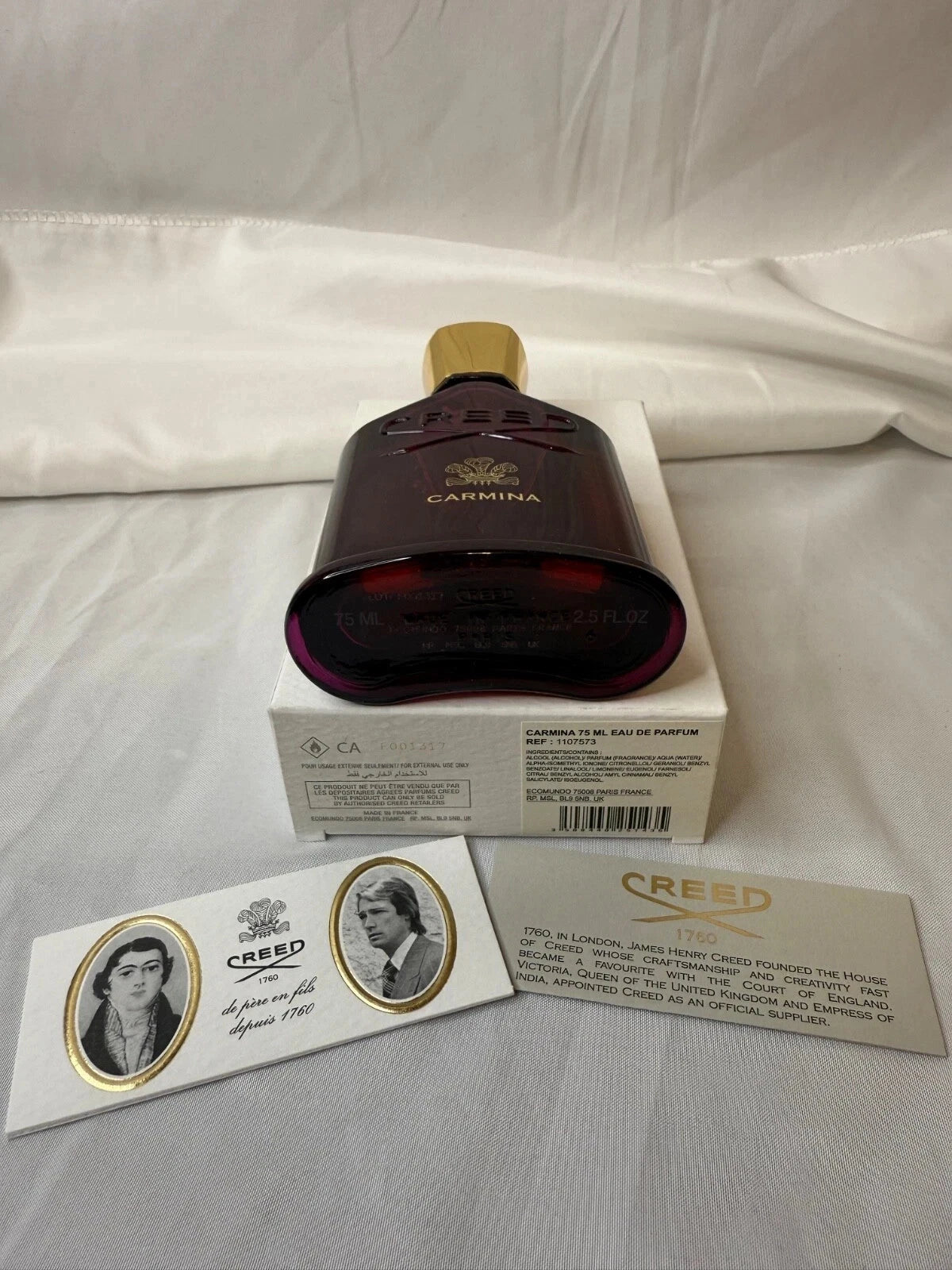Creed Carmina Eau de Parfum for Women 2.5 oz / 75ml Spray with Box