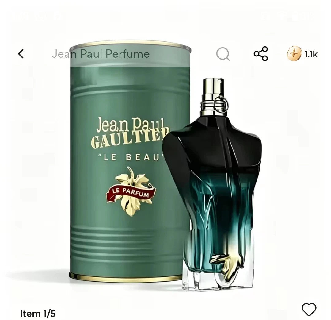 Jean Paul Gaultier Le Beau Le Parfum EDP Spray for Men 4.2 oz / 125 ml – New & Sealed