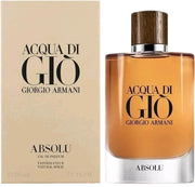 Giorgio Armani Acqua di Giò Absolu Eau de Parfum EDP 4.2 oz 125ml for Men – Sealed Box – 100% Authentic