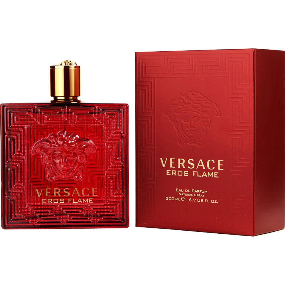 Versace Eros Flame Eau de Parfum EDP Natural Spray for Men 6.7 oz 200ml – New in Box