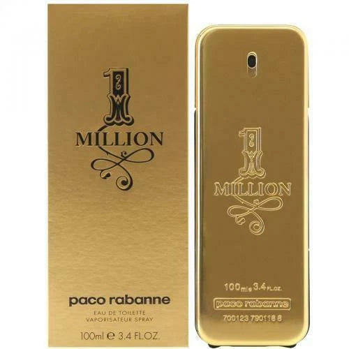 Paco Rabanne 1 Million Eau de Toilette EDT Spray for Men 3.4 oz 100ml
